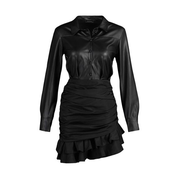 NWT Trendyol Women Design Regular fit Woven Dress - Picture 6 of 11